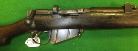 A Lee Enfield No. 1 single barrel bolt action rifle, re-bored as .410, 25" barrel (No. 691E/27274)