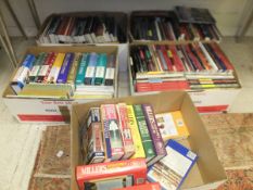 Five boxes containing a large quantity of various auction and shop catalogues, including