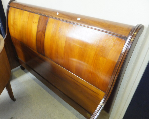 A modern sleigh bed (ex And So to Bed)   CONDITION REPORTS  160 cm approx in width, approx. 244 cm