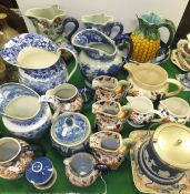 A large quantity of decorative ceramics to include a late 19th / early 20th Century Wedgwood "