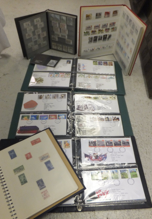 Three folios of various First Day Covers, to include Halley's Comet, Urban Renewal, Cattle,