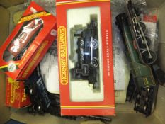 A collection of model railway components to include '00' gauge Hornby Railways "Smoky Joe Engine",