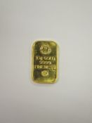 A Rand Refinery 10g gold ingot
