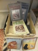 A box of various books including "Louis Waine's Annual 1912", "Louis Waine's Annual 1914", "The
