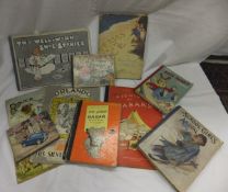 A quantity of children's books to include Lewis Carroll "Verses from Alice", illustrated by G.S