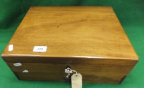A cherrywood box with drawer