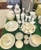 Assorted china wares to include a Susie Cooper lidded tureen, cream jug, bowls, etc, a Crown