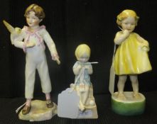 A Royal Worcester figurine "Only Me", modelled by F G Doughty, No'd. 3226 and dated 1950, a Royal