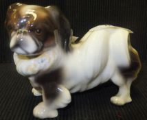 A Goldscheider figurine of a Pekinese