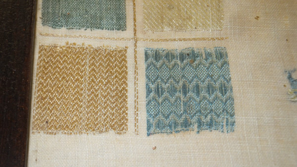 An early 19th century needlework sampler demonstrating embroidery designs and depicting floral spray - Image 15 of 15