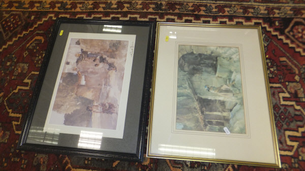 AFTER WILLIAM RUSSELL FLINT, eight various modern colour prints   CONDITION REPORTS  All are - Image 5 of 5