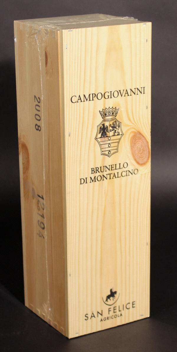 One magnum Brunello di Montalcino 2008 Campo Giovanni, OWC