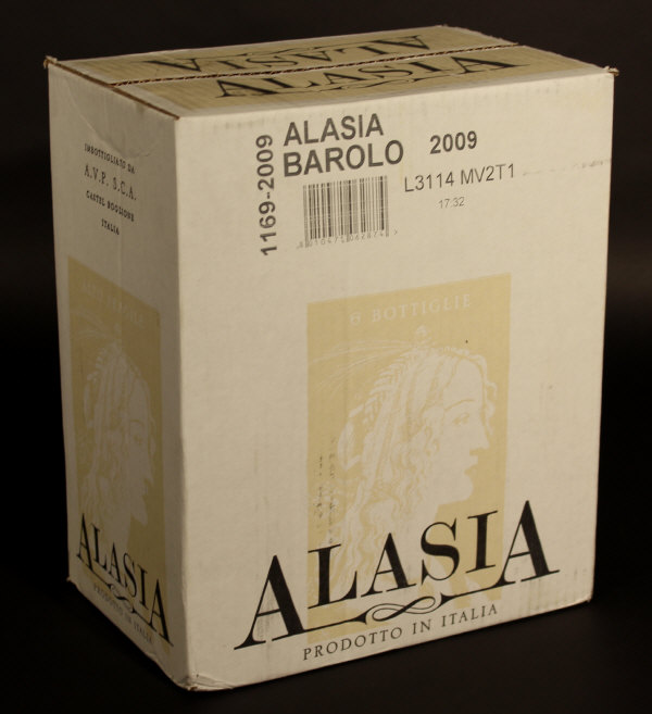 Six bottles Barolo 2009 Alasia