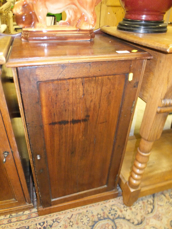 A Victorian mahogany pot cupboard