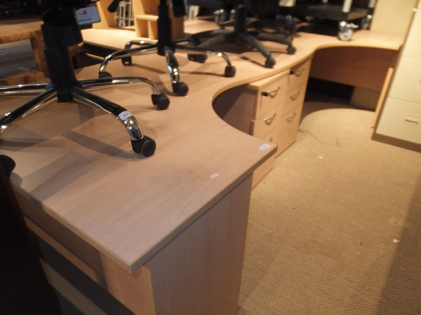 Three modern desks