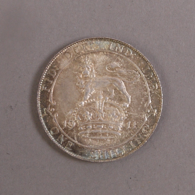 George V Shilling 1911, A Unc