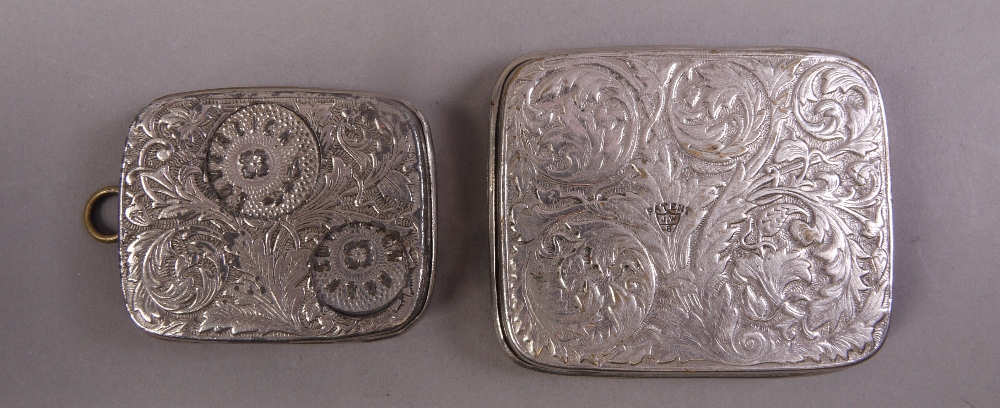 2 chrome plated coin cases, one double sided to take sovereign, ½ sovereign, shilling, sixpence - Image 2 of 2
