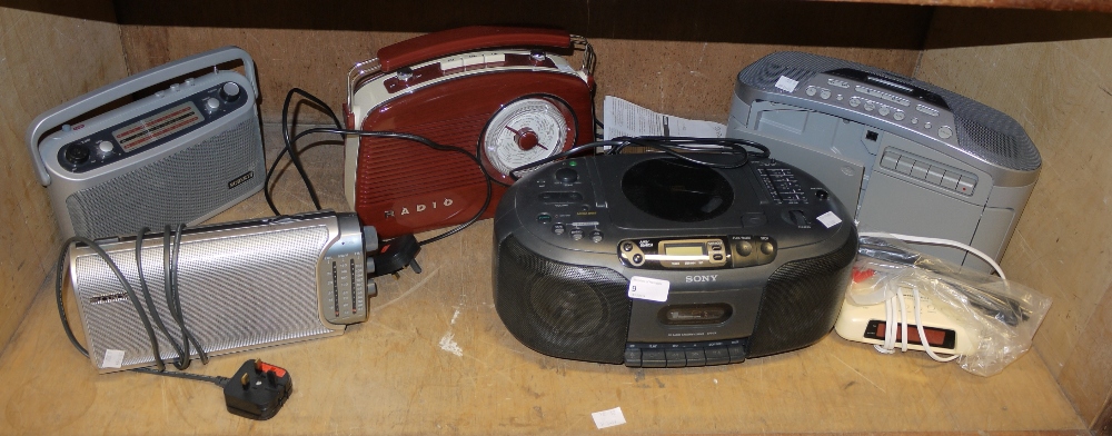 Two Roberts radios, Sony CD player and o - Image 2 of 2
