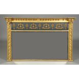 A Regency parcel gilt and ebonised over