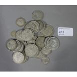 Approximately 335gm of  pre-1947 silver