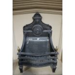 A reproduction Victorian cast iron fire