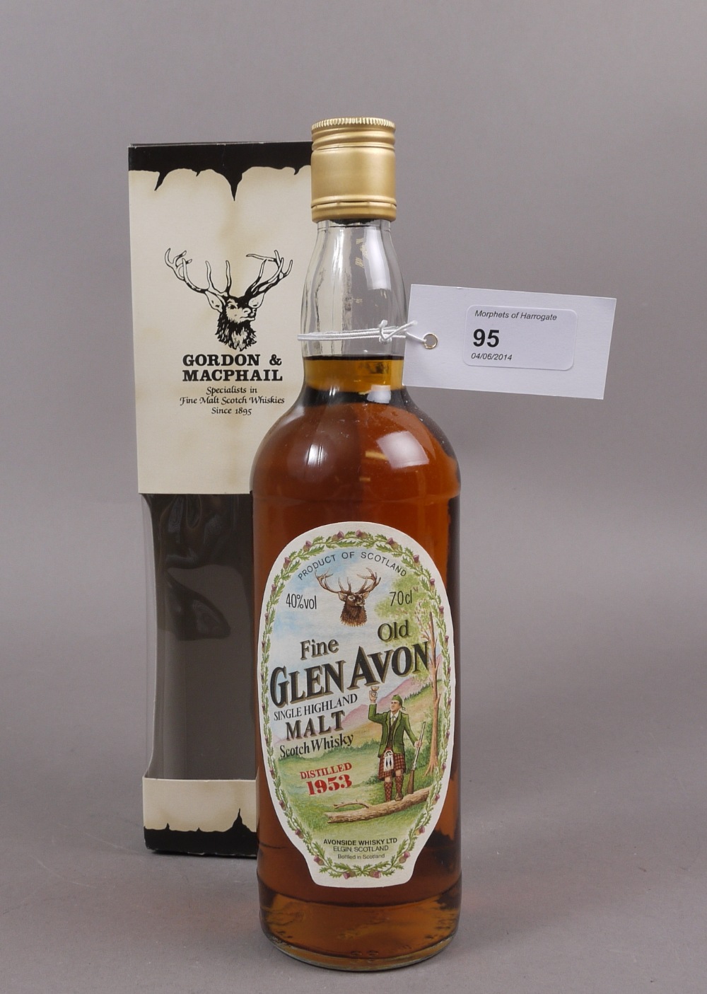 Glen Avon 1953, Gordon & MacPhail, 75cl 40%, carton. See illustration