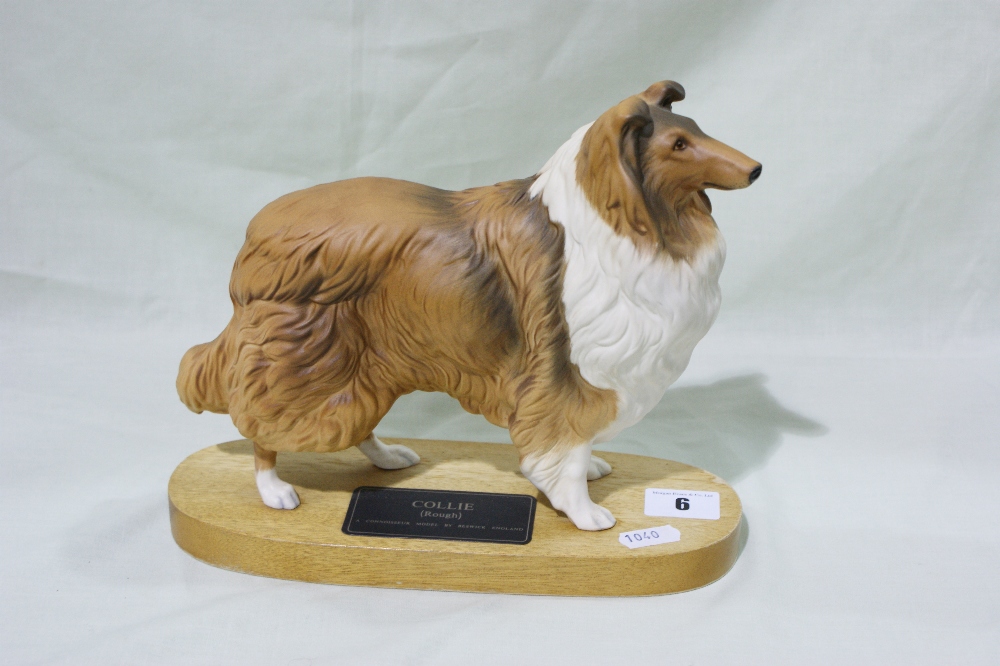 A Beswick ""Connoisseur"" Series Matt Finish Model Of A Rough Coated Collie