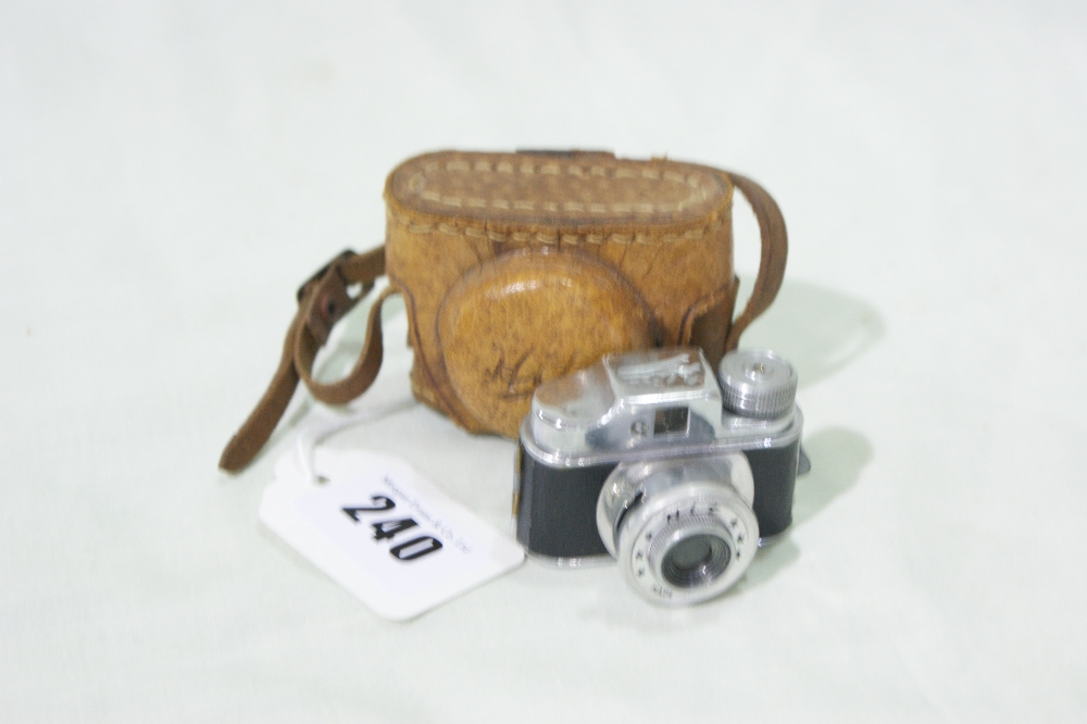 A Hit Miniature Camera And Case