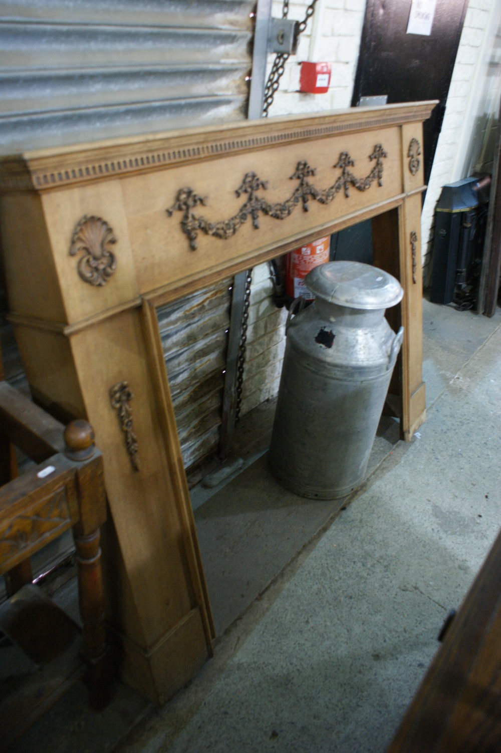 A Classical Style Oak Fire Surround