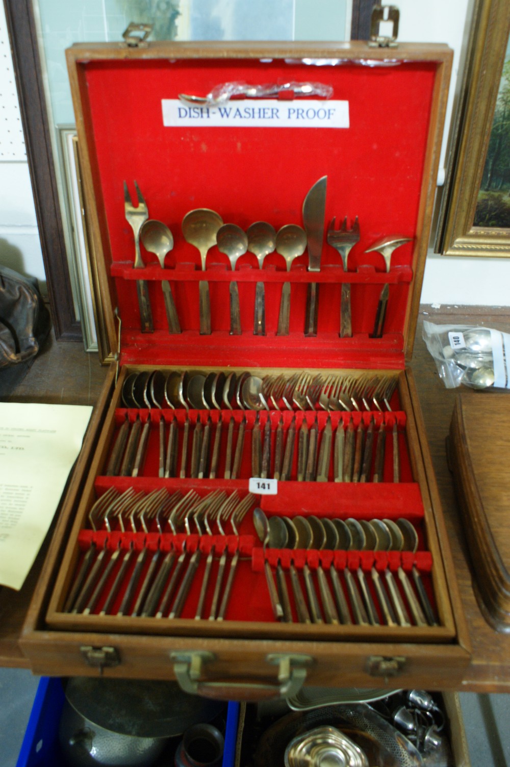 A Mid 20th Century Canteen Of Stainless Nickel Bronze Cutlery