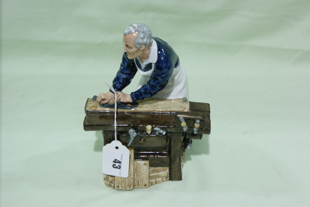 A Royal Doulton China Figure "The Carpenter" Hn2678