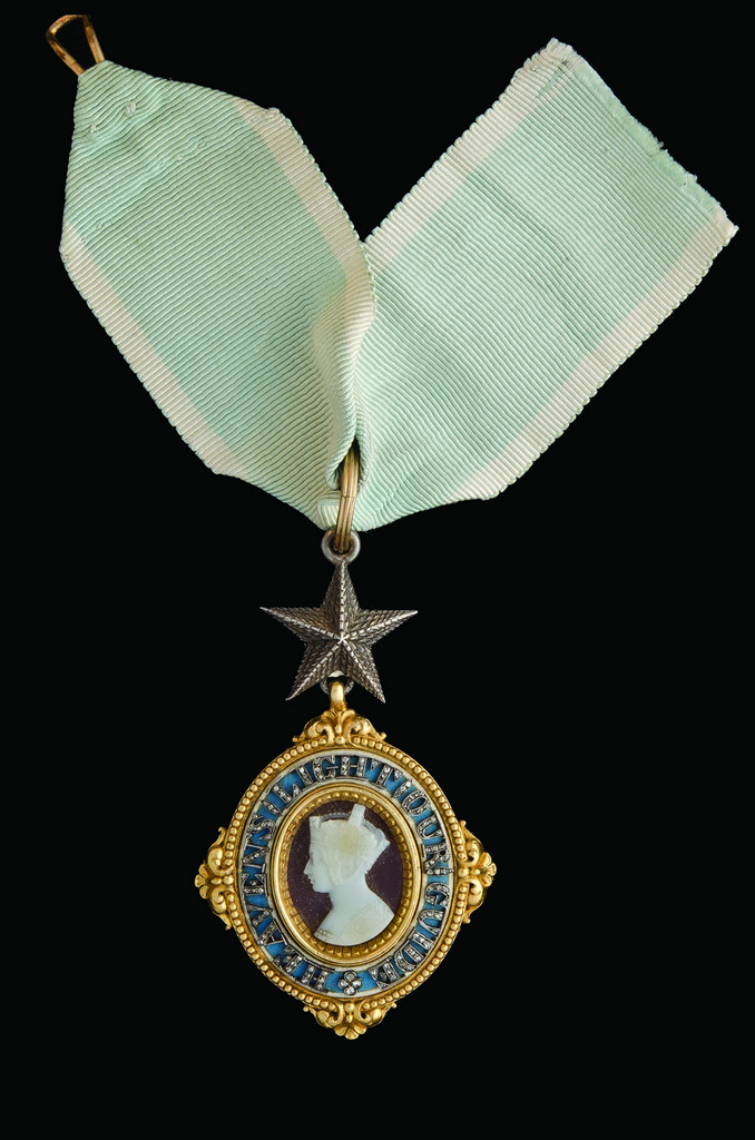 *The Most Exalted Order of the Star of India, Companion?s neck badge, in gold and enamel, with