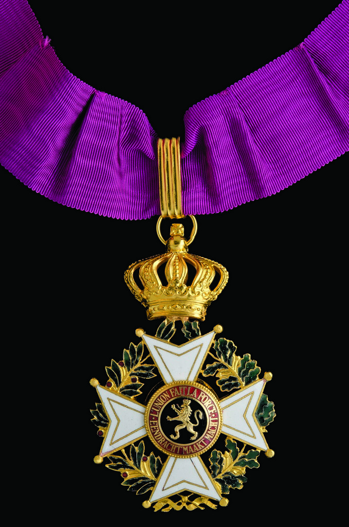 Belgium, Order of Leopold, Civil Division, type 3, post 1951, Commander?s neck badge, in bronze-