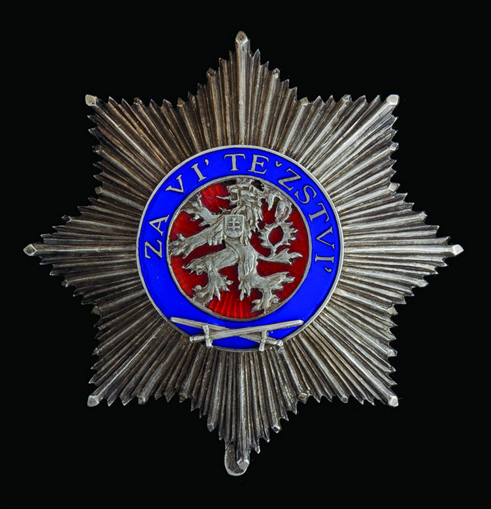 Czechoslovakia, Military Order of the White Lion, Second Class breast star, by Spink and Son,