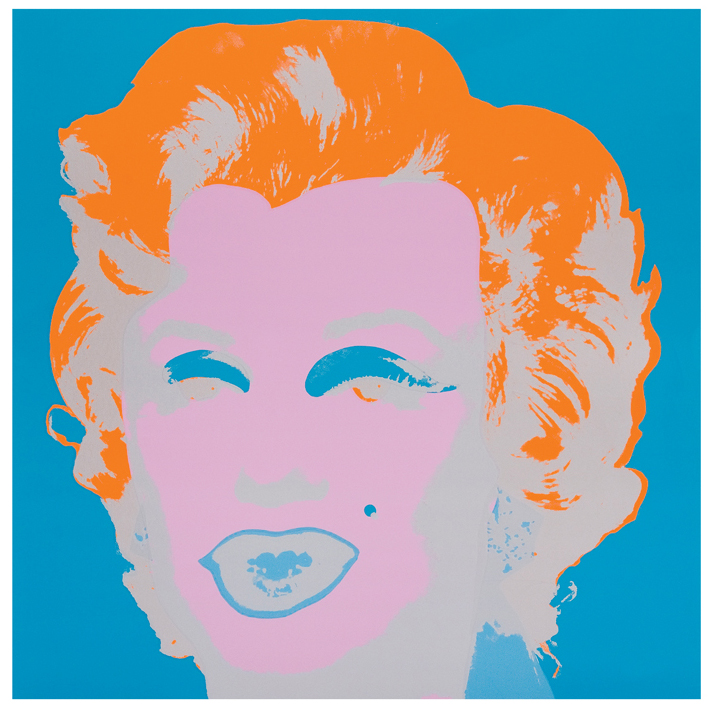 ANDY WARHOL, 11.29: Marilyn Monroe, Con sello en la parte posterior "Fill in your own signature".