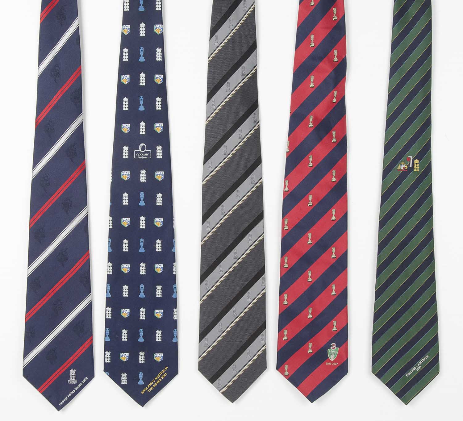 CRICKET TIES, extensive collection, noted Ashes (17), West Indies (7), South Africa (12).  Also MCC
