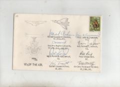 Commemorative signed WWII ? VCs of the Air fine proof of a commemorative postal issue honouring the