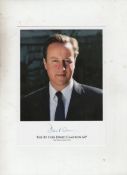 Autograph ? David Cameron signed printed colour portrait of the Prime Minister.