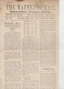 Military Boer War ? Siege of Mafeking group of approx 12 editions of the Mafeking Mail nos: 100^