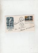 Autograph ? Apollo 17 American first day cover issued for the Apollo 11 landing on the moon^ but