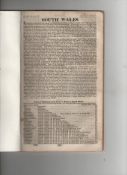 South Wales extract from Pigot?s Directory^ being the section dealing with South Wales^ dated 1830.