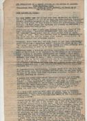 WWII ? Salerno typescript entitled ?The experiences of German Officer at the Battle of Salerno 8-14