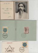 India ? Sri Aurobindo rare commemorative folder for the Centenary of his birth dated August 15th