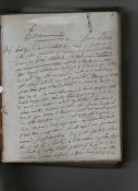 Medical manuscript volume of lectures on various medical subjects c1850 including diabetes^