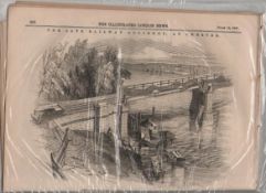 Ephemera ? The Dee Bridge collapse. Near Chester 1847. A detailed article with two illustrations