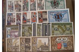 Banknotes an outstanding collection of banknotes issued in Germany and Austria during the years