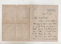 Autograph ? Literature ? Alfred Noyes^ poet  autograph letter signed to [William] Arnold-Forster