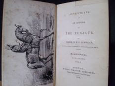 India ? Sikh Office adventure in Punjab 1846 by H M Lawrence second Edition - Volume one only 287