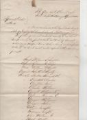 America ? Tennessee 1864 ms document listing recruits to the Army at Fort Phelps^ Chattanooga^