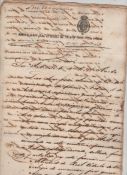 Tobacco ? Cuba group of ms documents dated 1858/9 issued in Cuba and being patents for inventions